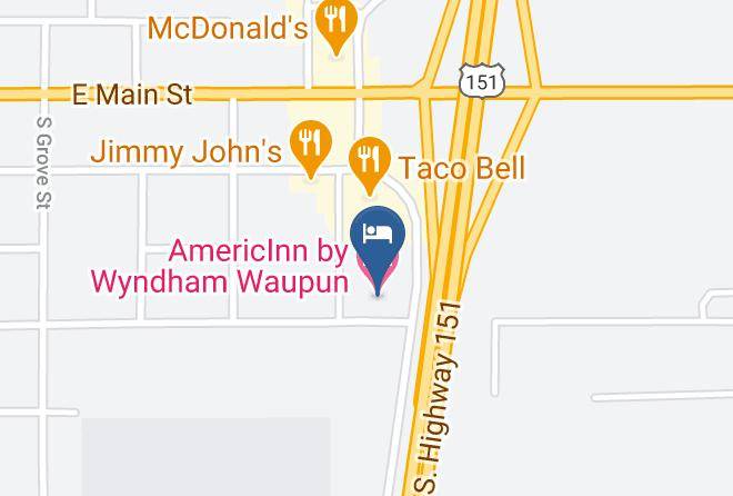 Dodge - Americinn By Wyndham Waupun Maps