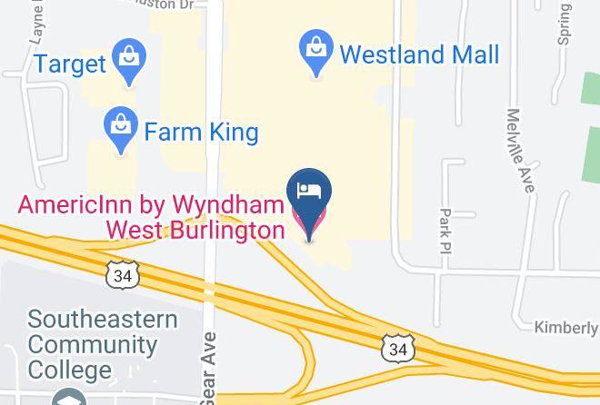 Americinn By Wyndham West Burlington Map