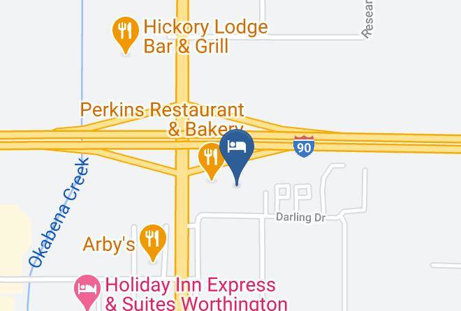 Nobles - Americinn By Wyndham Worthington Maps