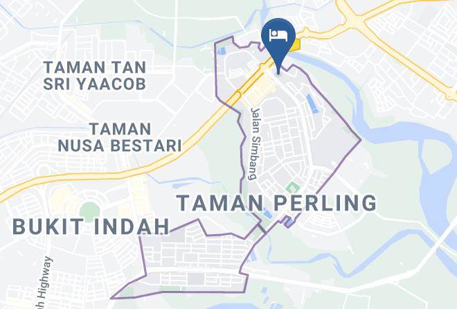 Johor Bahru - Amerin Hotel Johor Bahru Maps