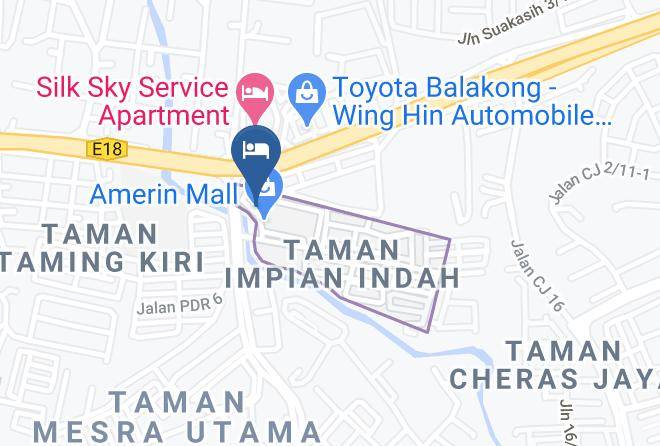 Hulu Langat - Amerin Suites Maps
