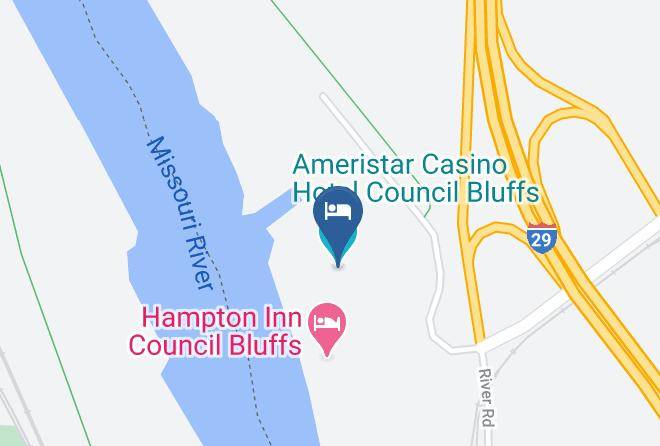 Pottawattamie - Ameristar Casino Hotel Council Bluffs Maps