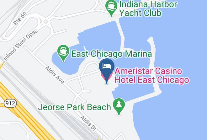 Lake - Ameristar Casino Hotel East Chicago Maps