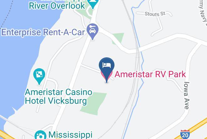 Warren - Ameristar Rv Park Maps