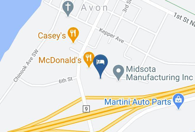 Stearns - Amerivu Inn And Suites Avon Maps