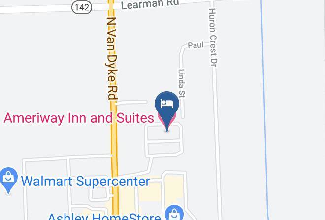 Huron County - Ameriway Inn And Suites Maps
