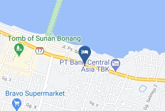 Tuban Regency - Amerta Hotel Maps