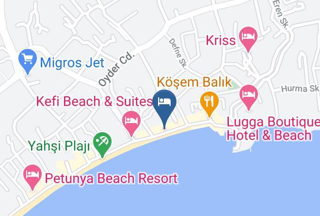 Bodrum - Bodrum Amfora Otel Maps