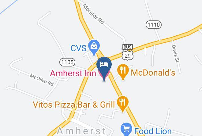Amherst - Amherst Inn Maps
