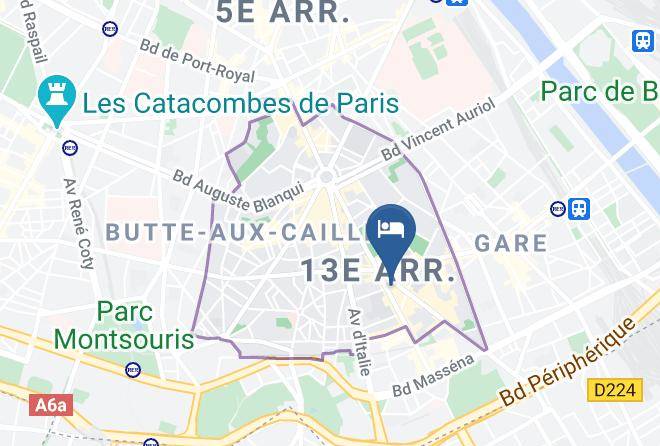 Paris - Amhotel Italie Paris Maps