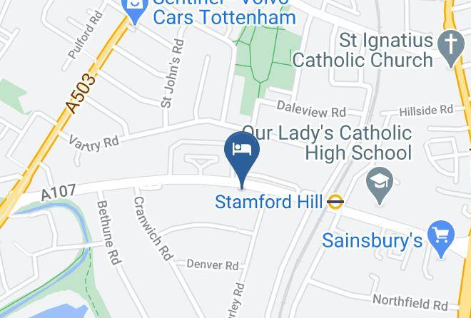London - Amhurst Hotel Maps