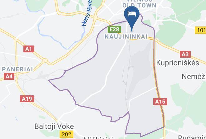 Vilnius - Amicus Hotel Maps