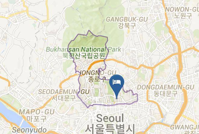 Amiga Inn Seoul Hotel Map
