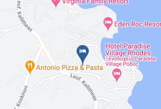 Dodecanese - Amilia Mare Hotel Rhodes Maps