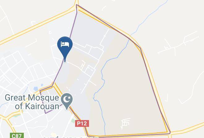 Tunisia - Amina Hotel Maps
