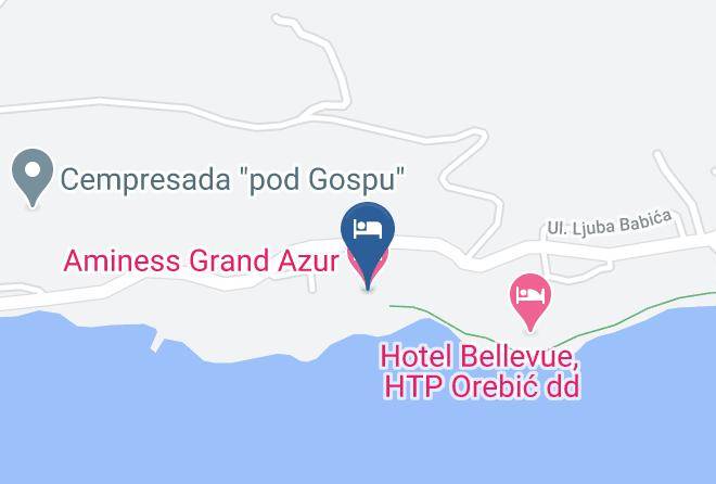 Orebic - Aminess Grand Azur Hotel Maps