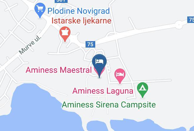 Aminess Maestral Hotel Center Map