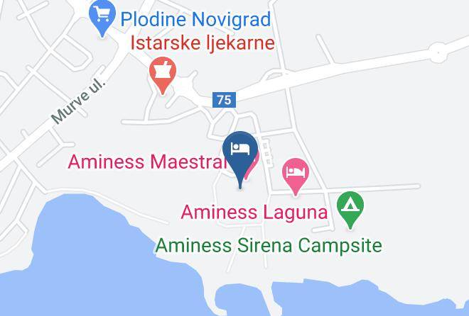 Novigrad - Aminess Mistral Hotel 4 Maps