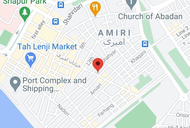 Ahvaz - Amir Kabir Hotel Maps