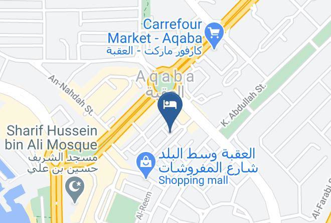 Al Aqaba Qasabah - Amir Palace Hotel Aqaba Maps