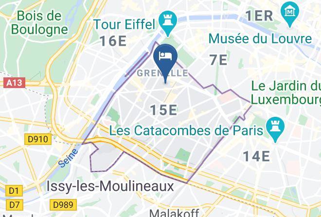 Paris - Hotel Amiral Fondary Maps