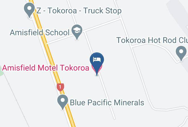 South Waikato - Amisfield Motel Tokoroa Maps