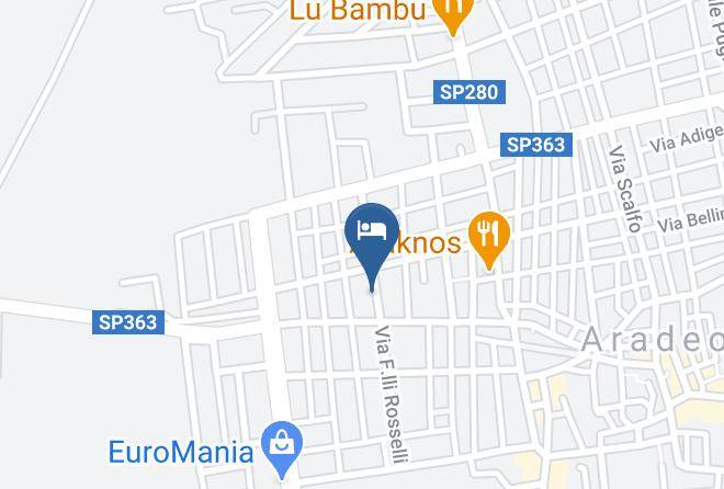 Lecce - Amista B&b Maps