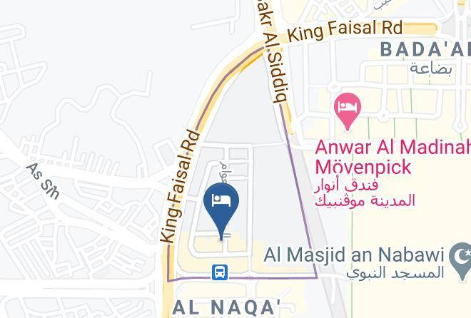 Amjaad Al Garaa Hotel Map