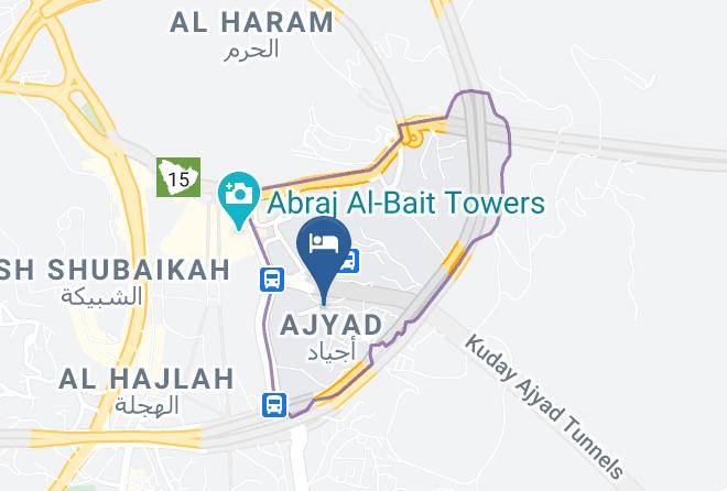 Mecca - Amjad Ajyad Hotel Maps