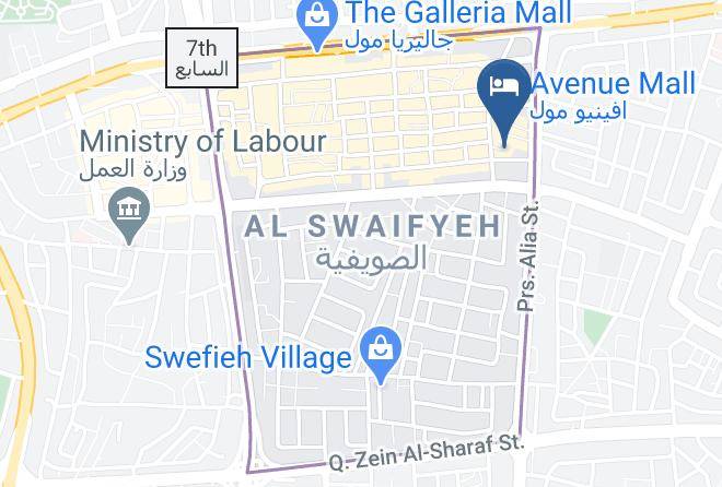 Wadi Essir - Amman Inn Hotel Maps