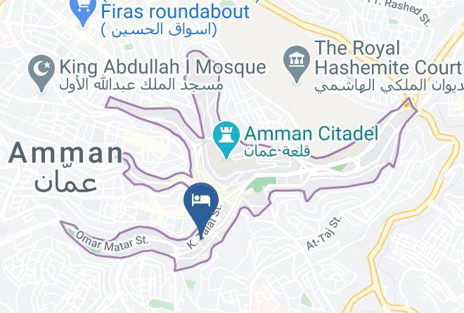 Amman - Amman Palace Hotel Maps