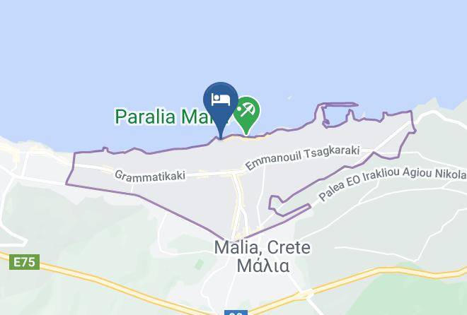Iraklion - Ammos Beach Hotel Maps