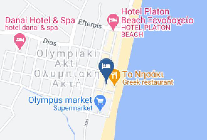 Pieria - Ammos Beach Seaside Luxury Suites Maps