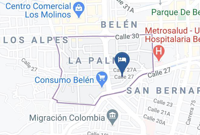 Medellin - Amoblados De La Palma Maps