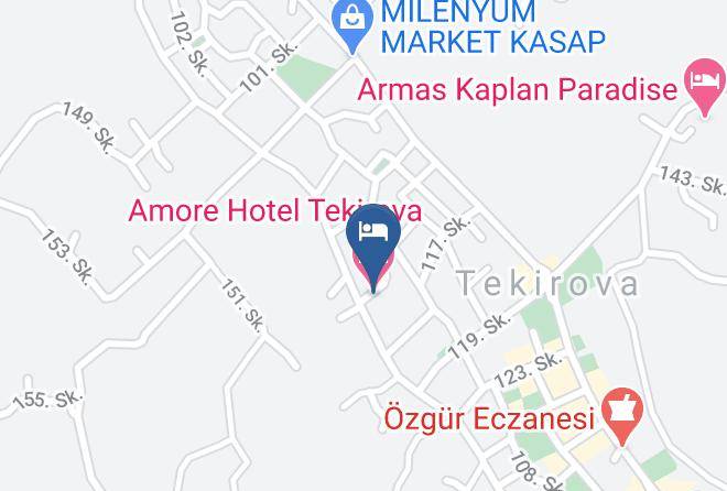 Kemer - Amore Hotel Tekirova Maps