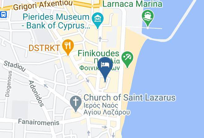 Larnaca - Amorgos Boutique Hotel Maps