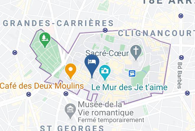 Paris - Amorino Abbesses Maps