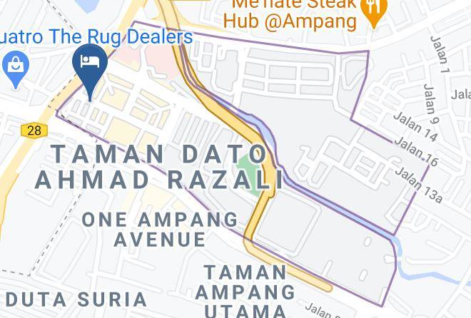 Hulu Langat - Ampang Point Star Hotel Maps