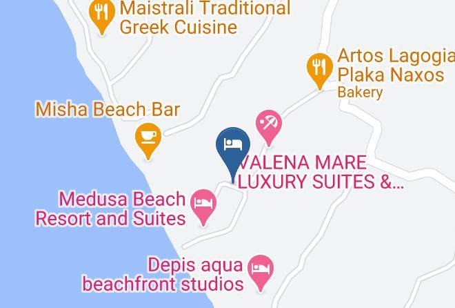 Naxos - Ampelos Resort Hotel Maps