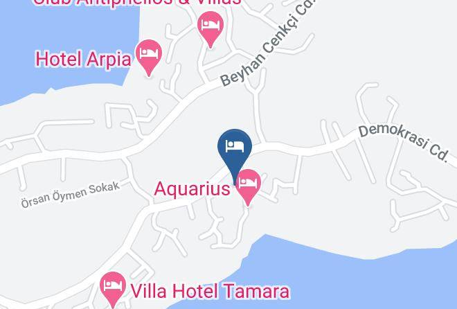 Kas - Amphora Hotel Maps