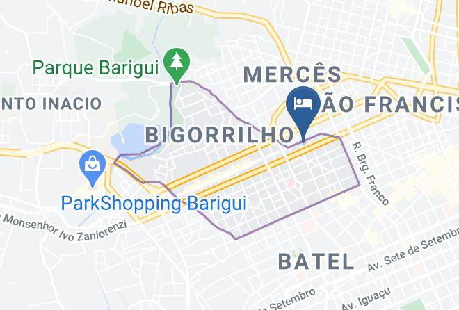 Curitiba - Ampiezza Flat Hotel Maps