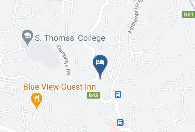 Badulla - Amro Guest & Restaurant Maps