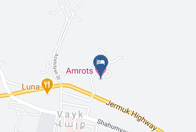 Vayots Dzor - Amrots Hotel Maps