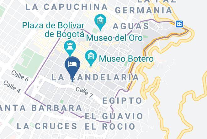 Bogota - Amsay Hotel Boutique Maps
