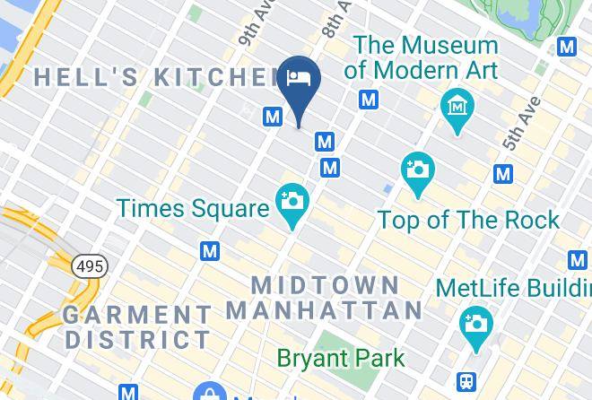 New York - Square Hotel Times Square Maps