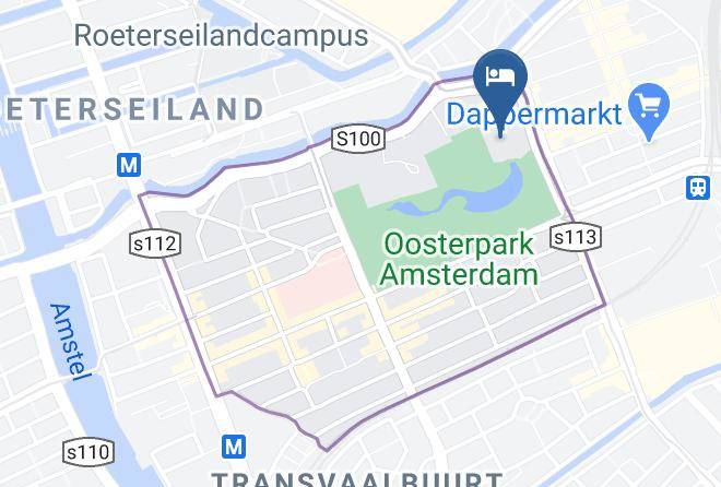 Amsterdam Tropen Hotel Map