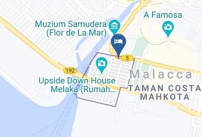 Melaka Tengah - Amt Budget Hotel Maps