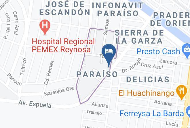 Reynosa - Amueblados Ejecutivos Maps