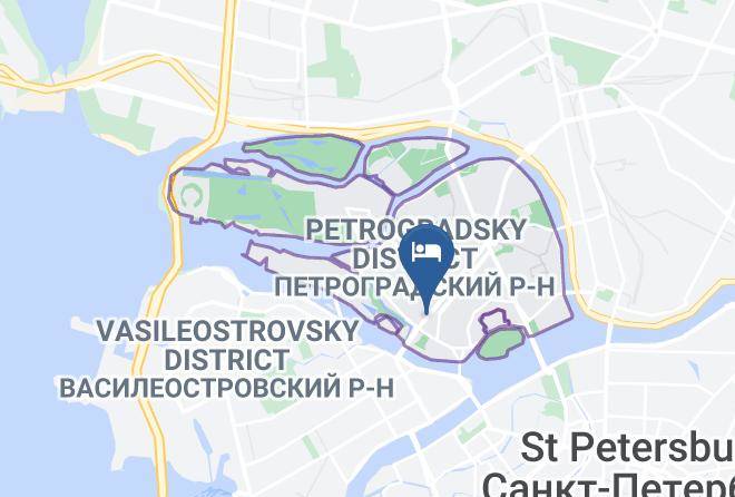 Saint Petersburg - Amulet Hotel At Bolshoy Prospekt Maps