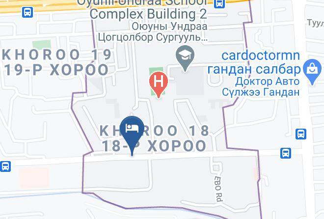 Ulaanbaatar - Amure Hotel Ulaanbaatar Maps